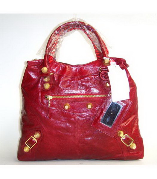 Balenciaga Giant Brief borsetta rossa